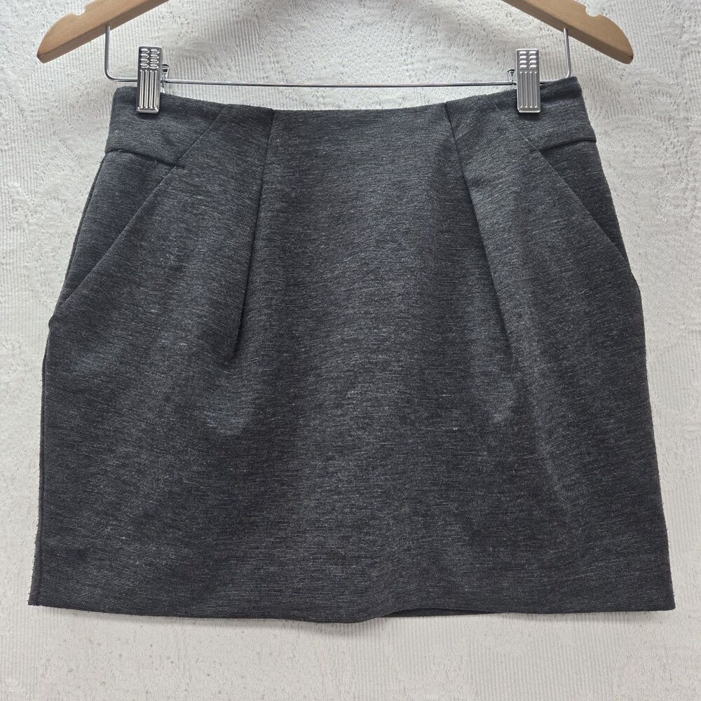 Armani Exchange Grey Skirt 0 Clueless Preppy Academia Sexy Outlander Business